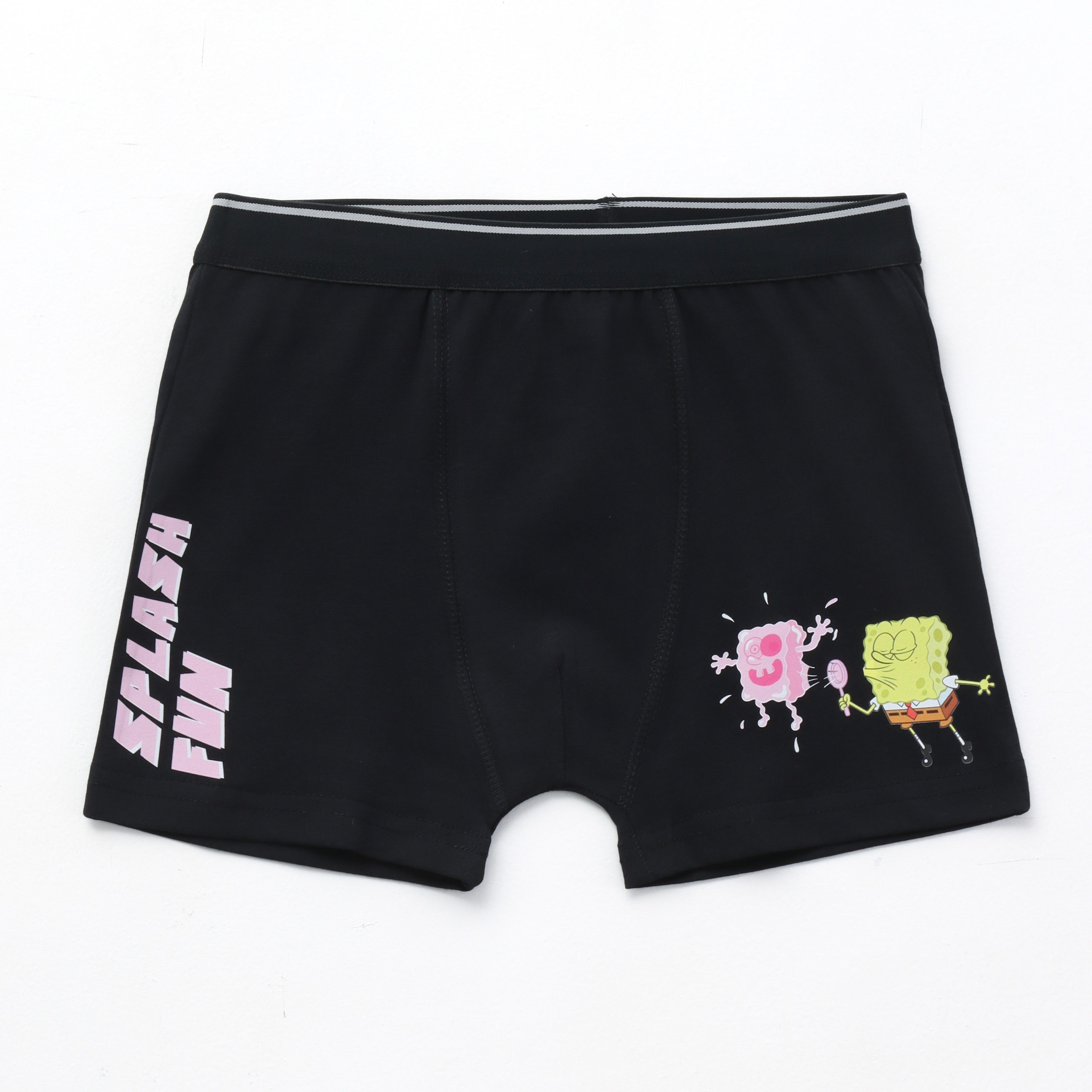 SpongeBob_Splash_Fun_Print_Kids_Boys_Trunks