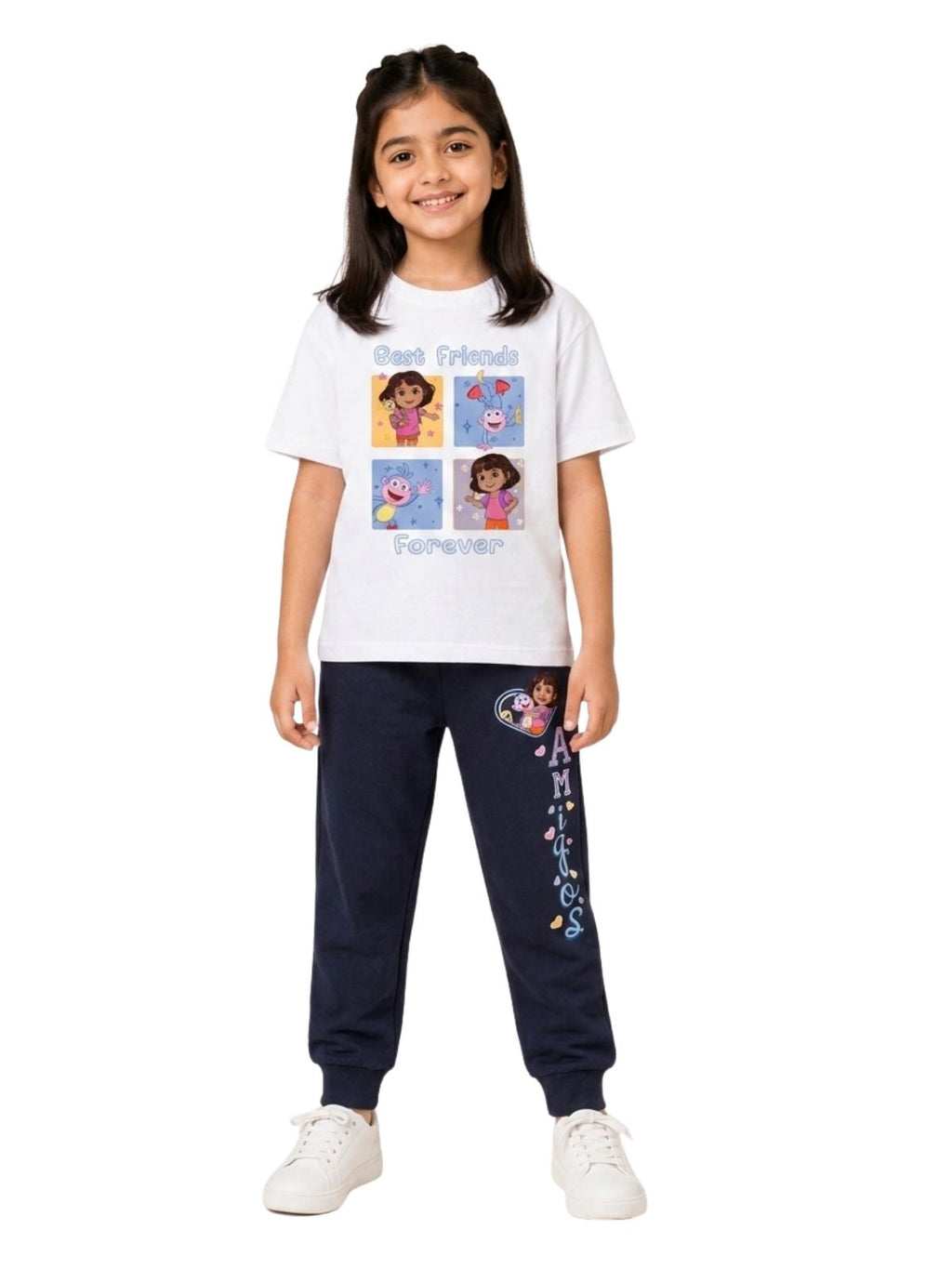 Best Friends Forever Print Kids T-Shirt & Jogger Set – Dora the Explorer©