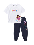 Rainbow Adventure Dora Kids T-Shirt & Jogger Set – Dora the Explorer©