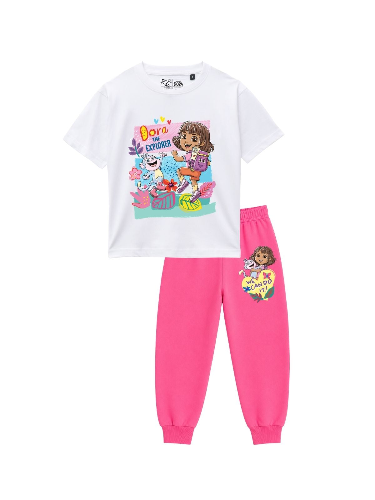Dora the Explorer Adventure Graphic Kids T-Shirt & Jogger Set – Dora the Explorer©