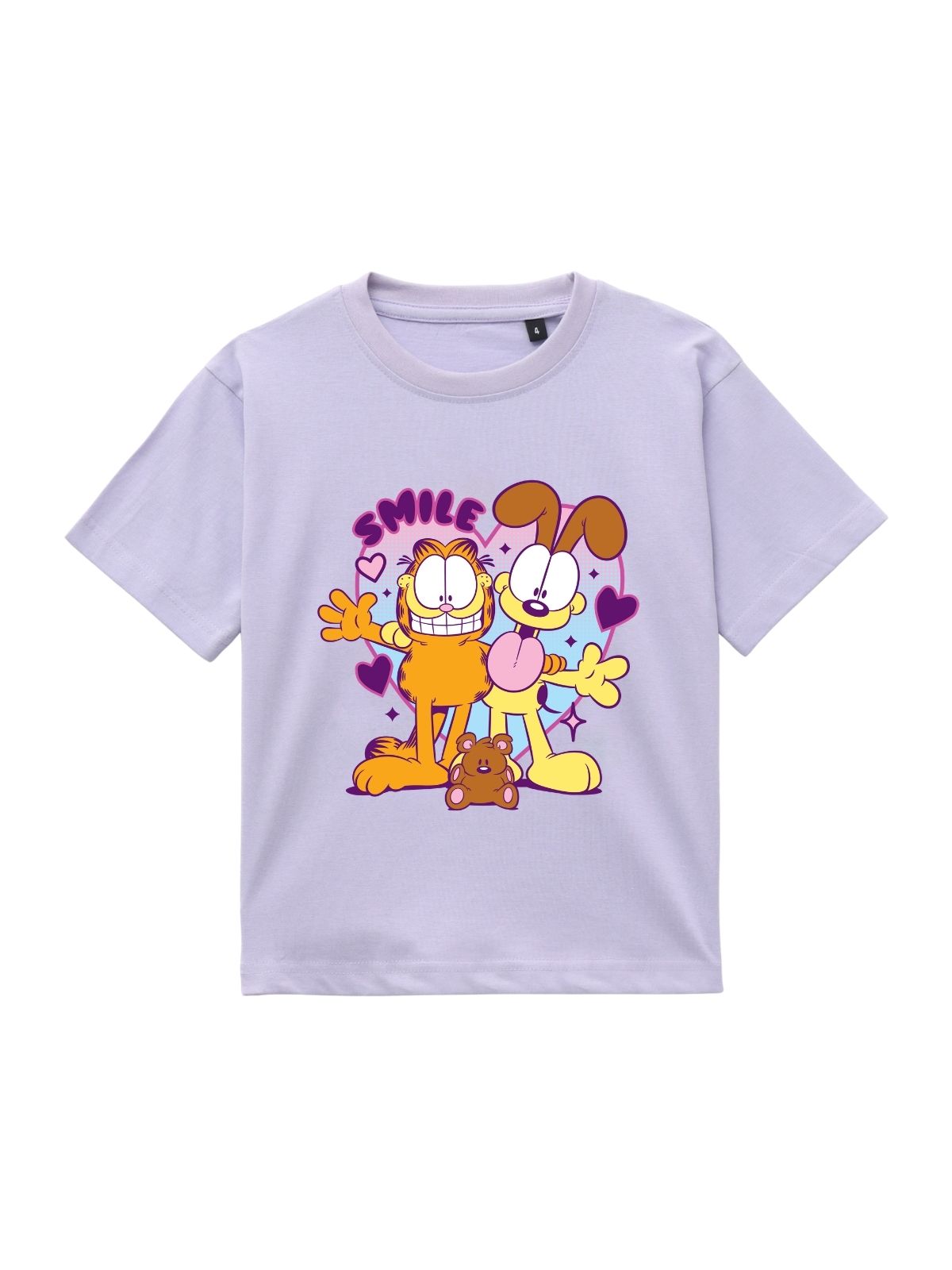Smile Together Graphic Kids T-Shirt & Jogger Set – Garfield©