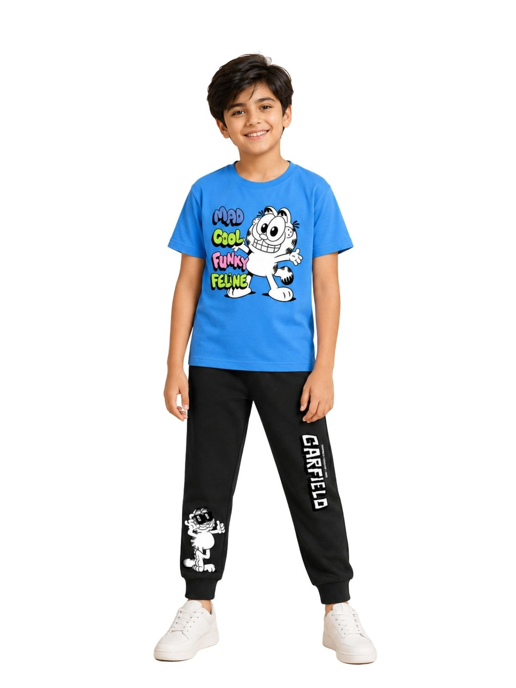 Mad Cool Funky Feline Kids T-Shirt & Jogger Set – Garfield©