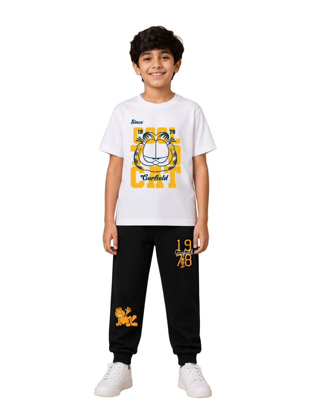 Since 1978 Garfield Cat Graphic Kids T-Shirt & Jogger Set – Garfield©