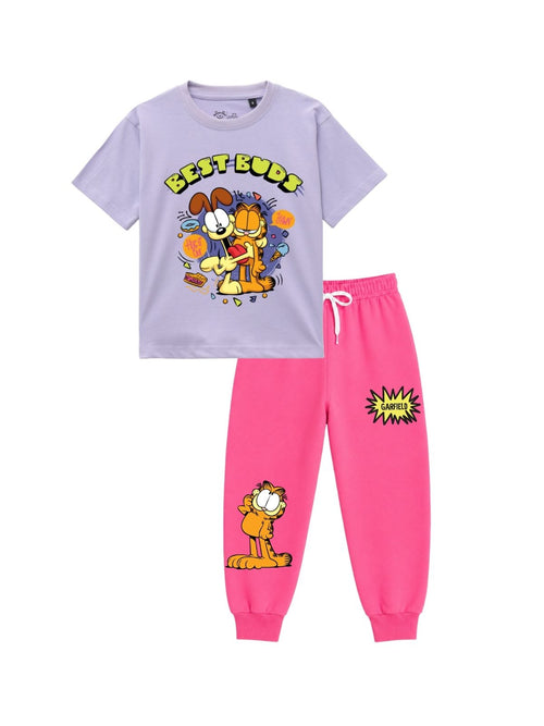 Best Buds Graphic Kids T-Shirt & Jogger Set – Garfield©