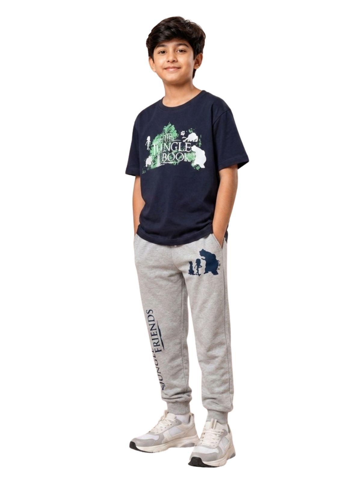 Jungle Friends Graphic Kids T-Shirt & Jogger Set – Jungle Book©