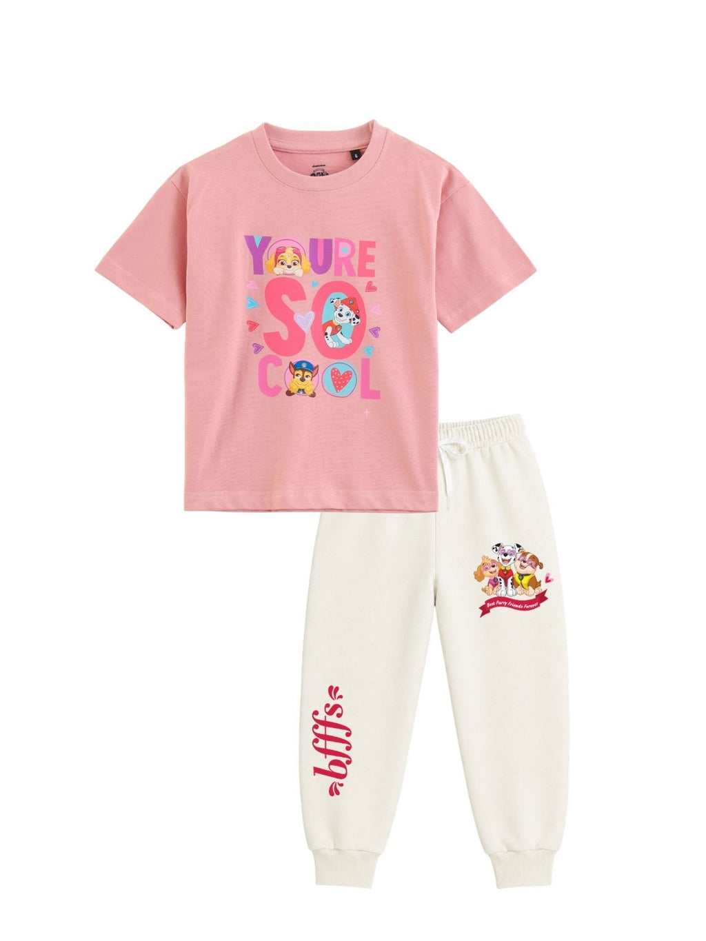 You're So Cool Friends Graphic Kids T-Shirt & Jogger Set – PAW Patrol©