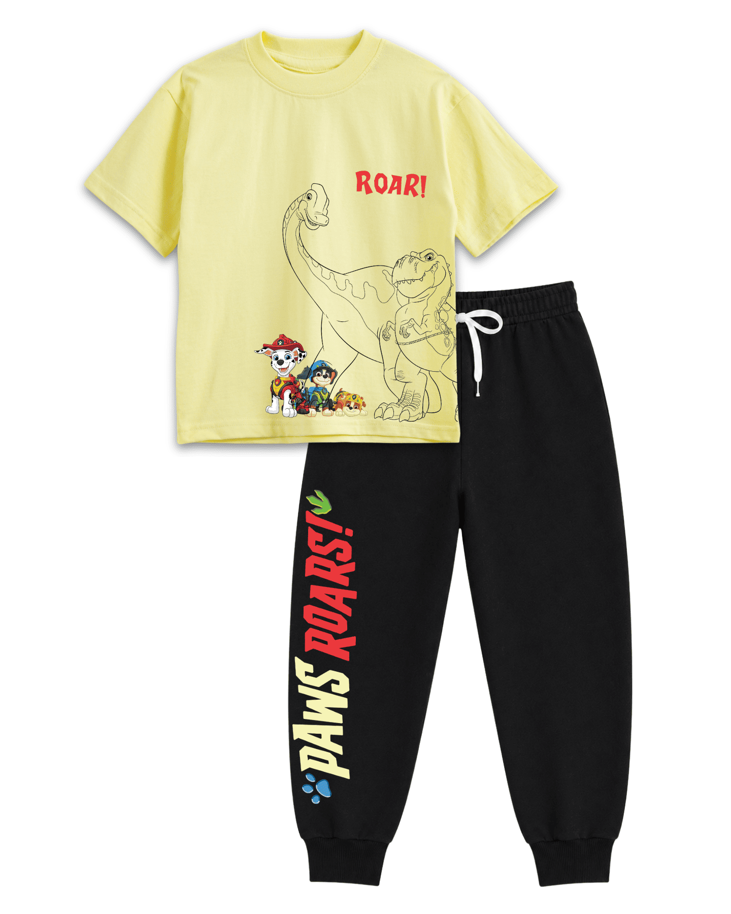 Unstoppable Marshall Dino Rescue Kids T-Shirt & Jogger Set – PAW Patrol® Dino Movie