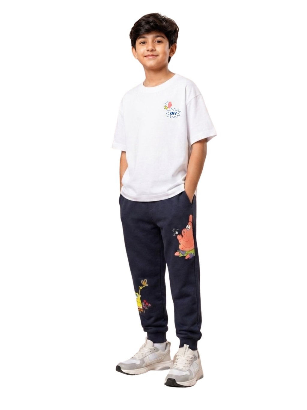 Best Friends Graphic Kids T-Shirt & Jogger Set – SpongeBob©