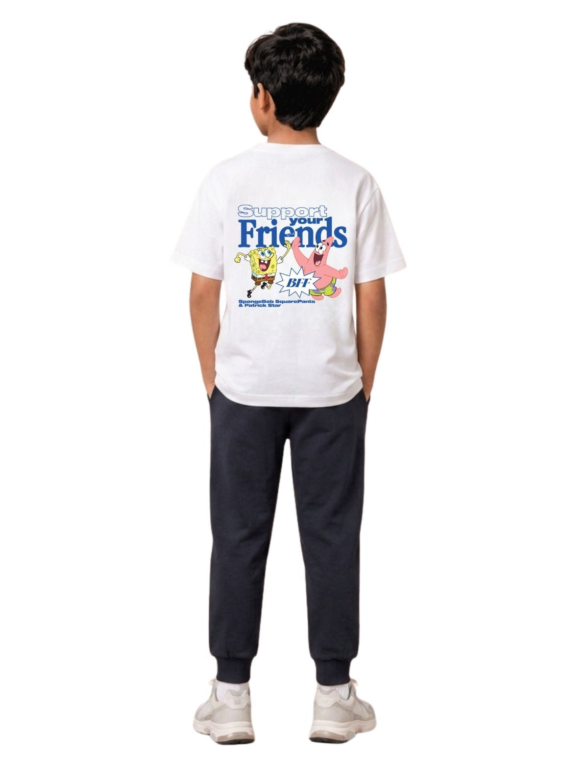 Best Friends Graphic Kids T-Shirt & Jogger Set – SpongeBob©