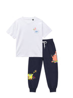 Best Friends Graphic Kids T-Shirt & Jogger Set – SpongeBob©