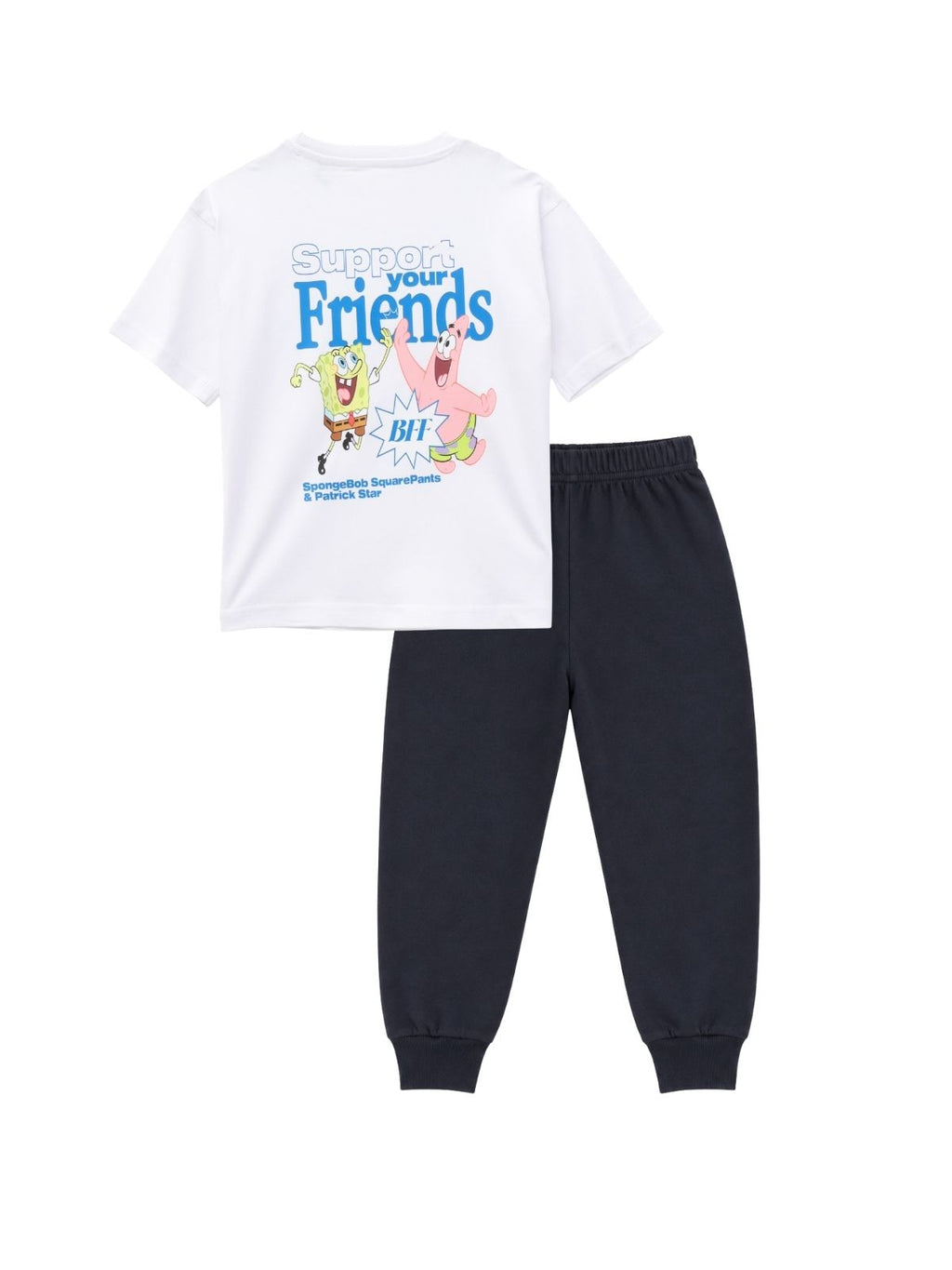 Best Friends Graphic Kids T-Shirt & Jogger Set – SpongeBob©
