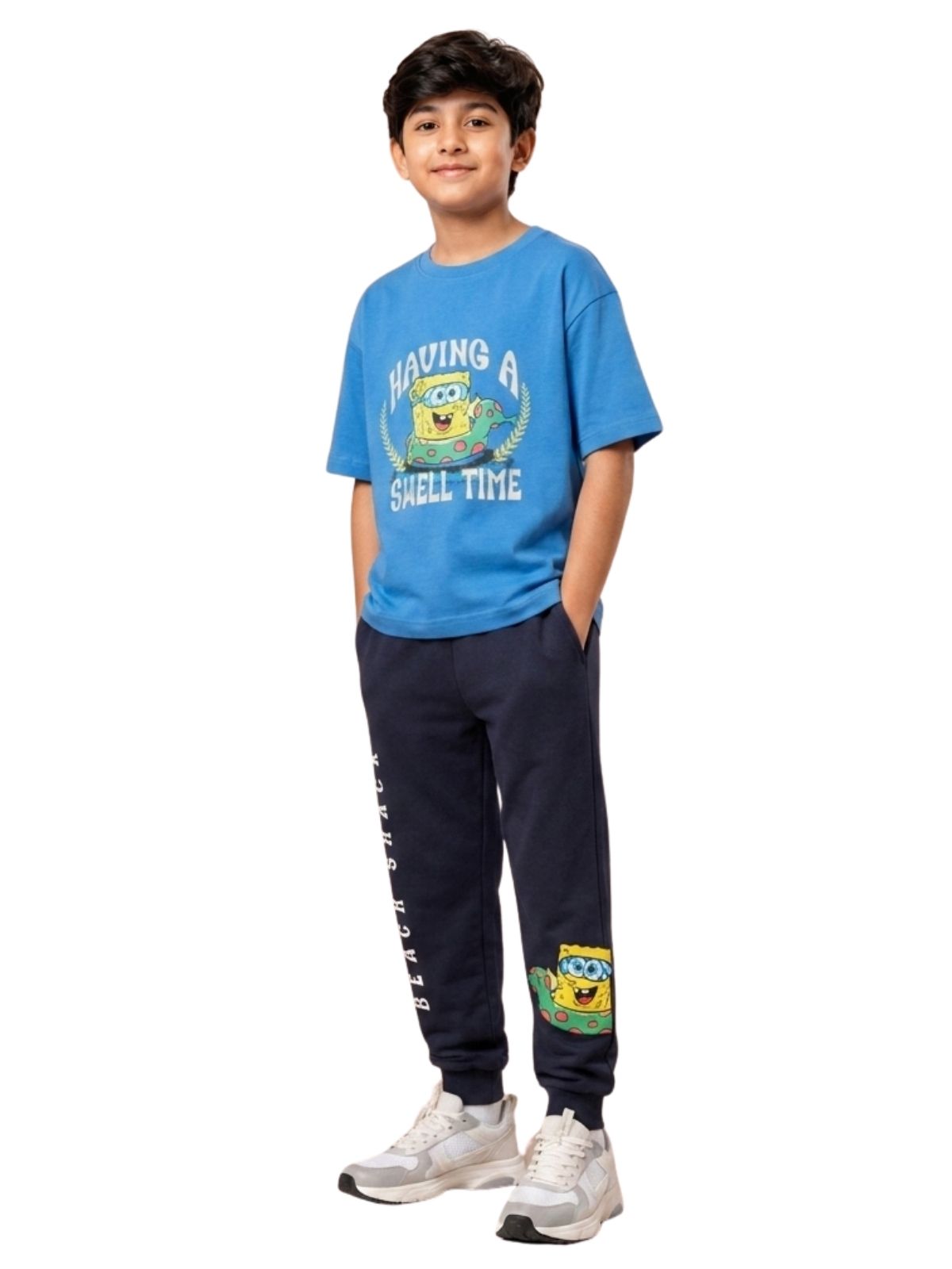 Having a Swell Time Graphic Kids T-Shirt & Jogger Set – SpongeBob©