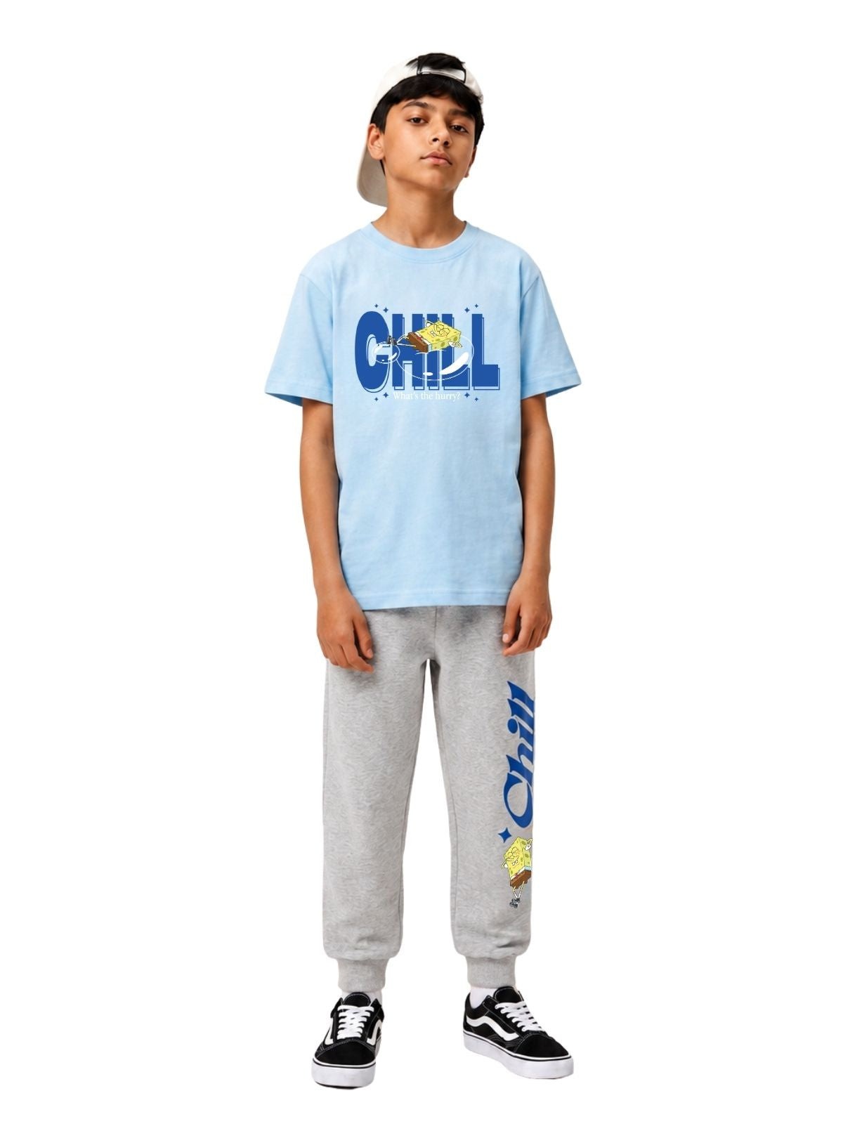 Chill Graphic Kids T-Shirt & Jogger Set – SpongeBob SquarePants©