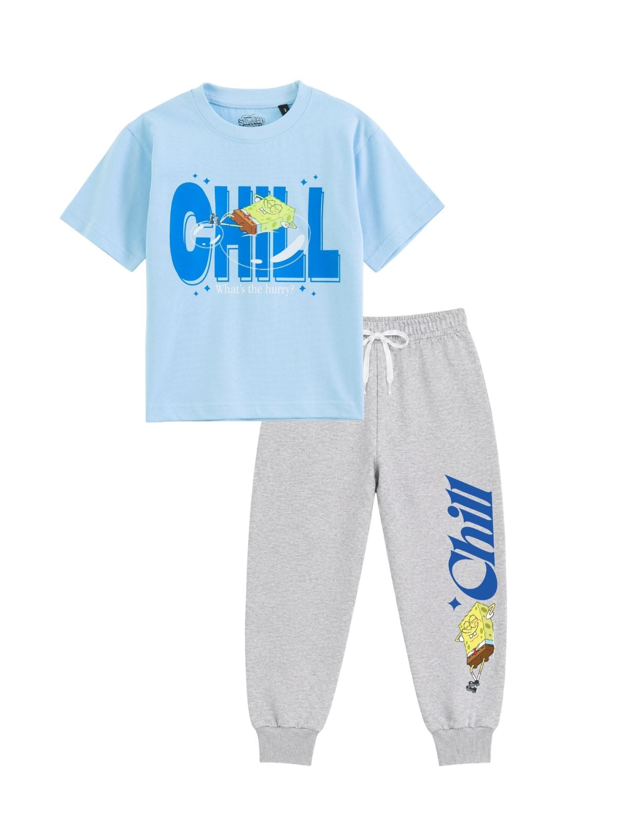 Chill Graphic Kids T-Shirt & Jogger Set – SpongeBob SquarePants©