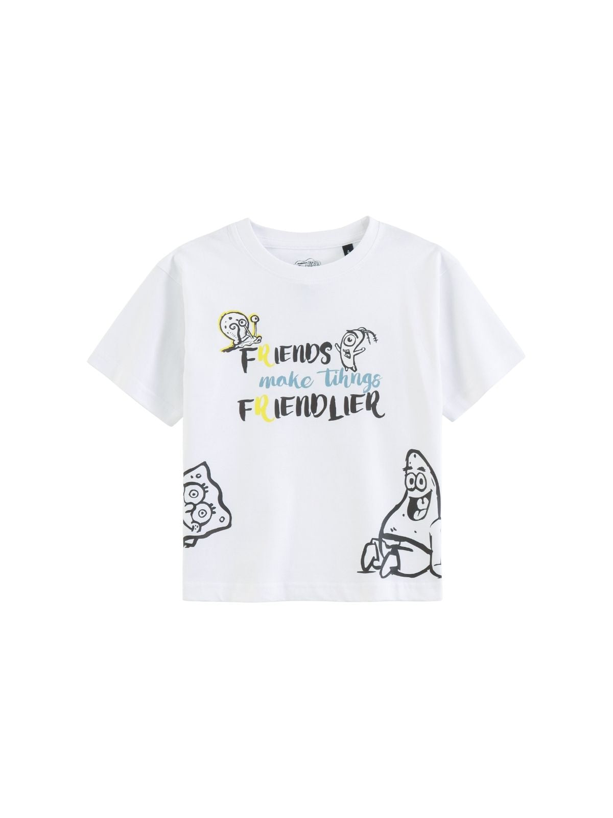 Friends Make Things Friendlier Graphic Kids T-Shirt & Jogger Set – SpongeBob SquarePants©