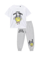 Good Times Graphic Kids T-Shirt & Jogger Set – SpongeBob SquarePants©