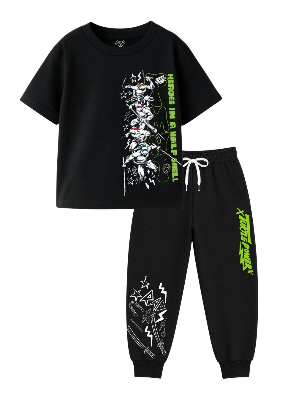 Heroes in a Half Shell Graphic Kids T-Shirt & Jogger Set – Teenage Mutant Ninja Turtles©