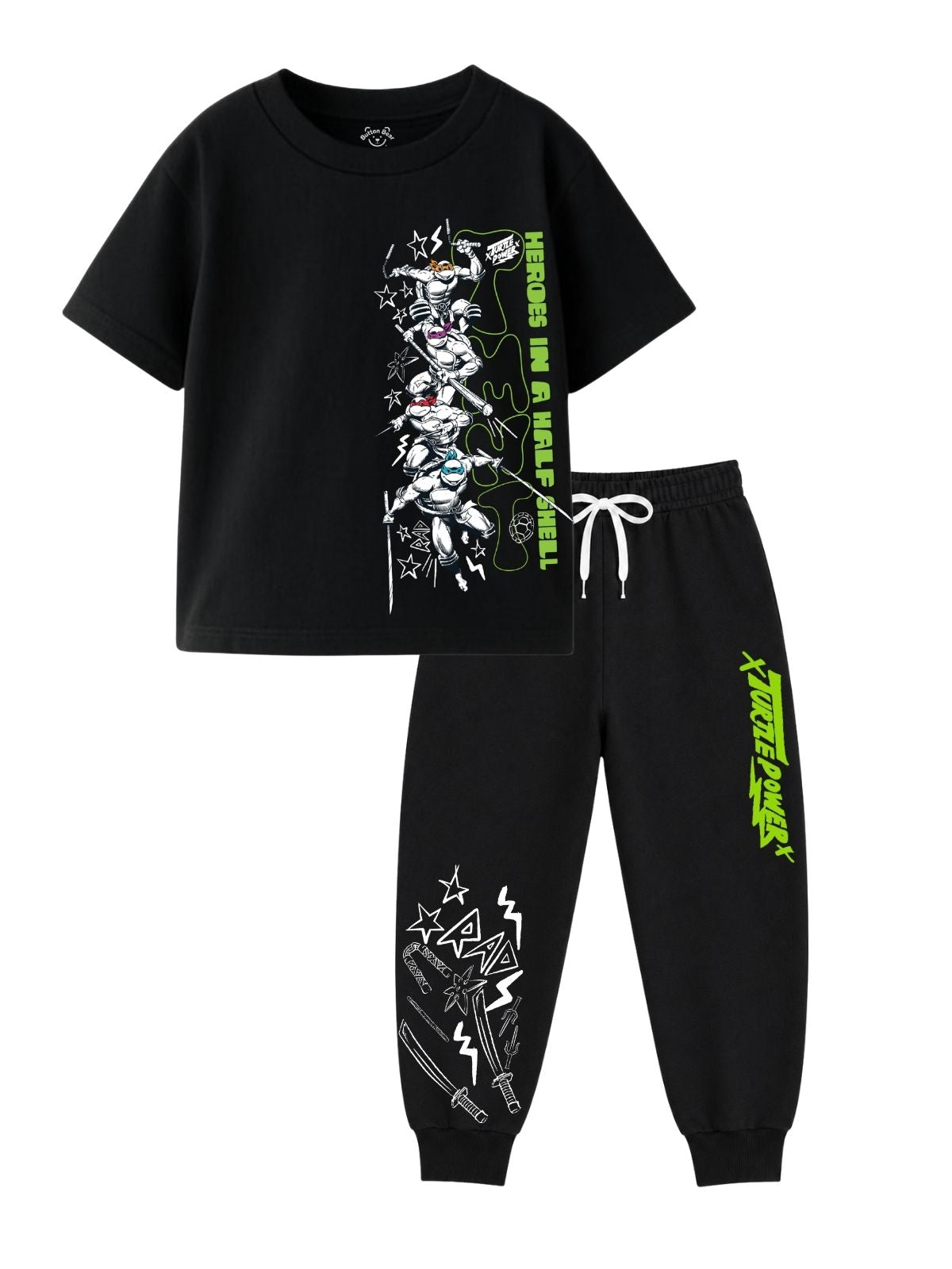 Heroes in a Half Shell Graphic Kids T-Shirt & Jogger Set – Teenage Mutant Ninja Turtles©