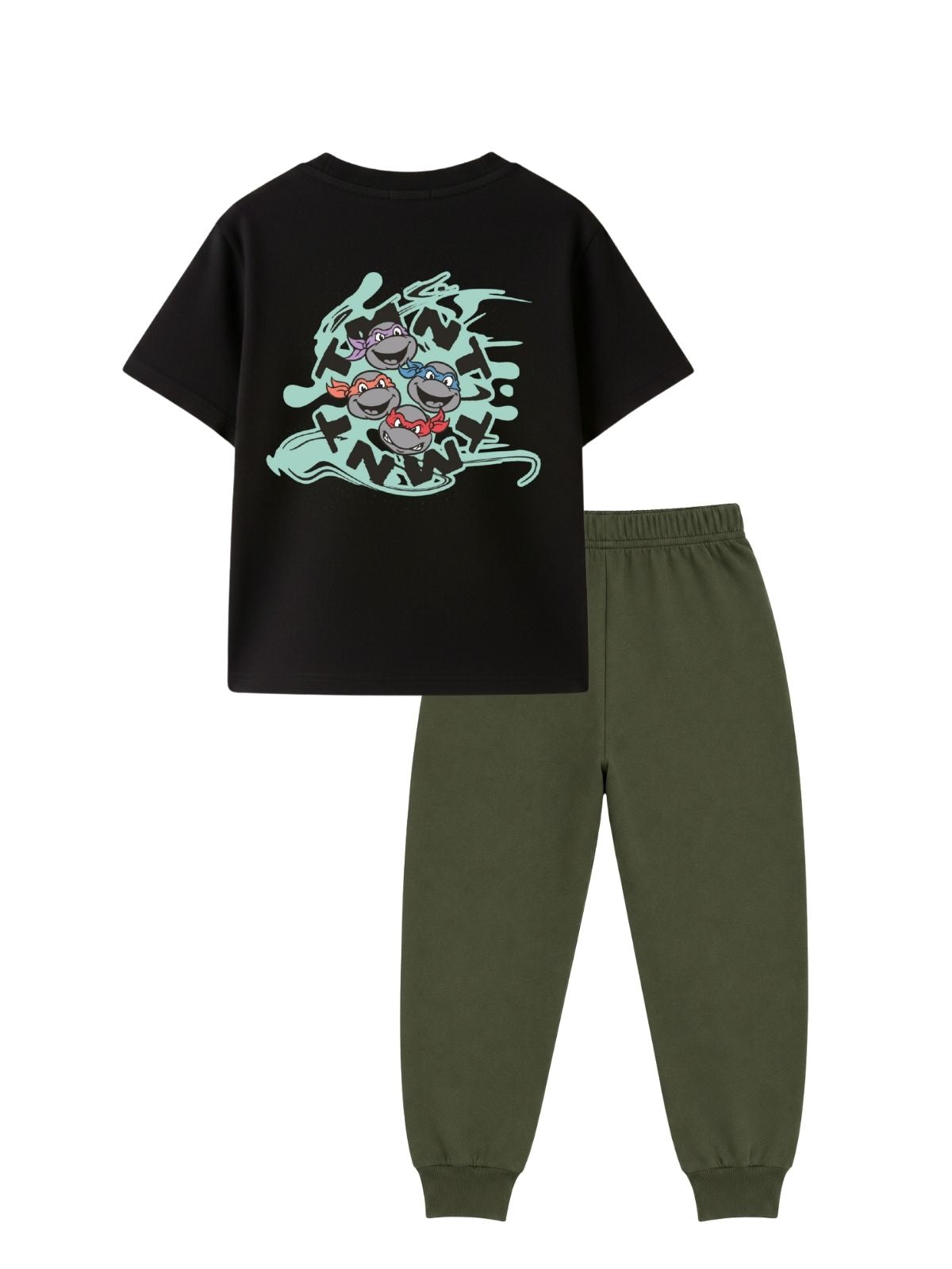 TMNT Pixel Logo Kids T-Shirt & Jogger Set – Teenage Mutant Ninja Turtles©