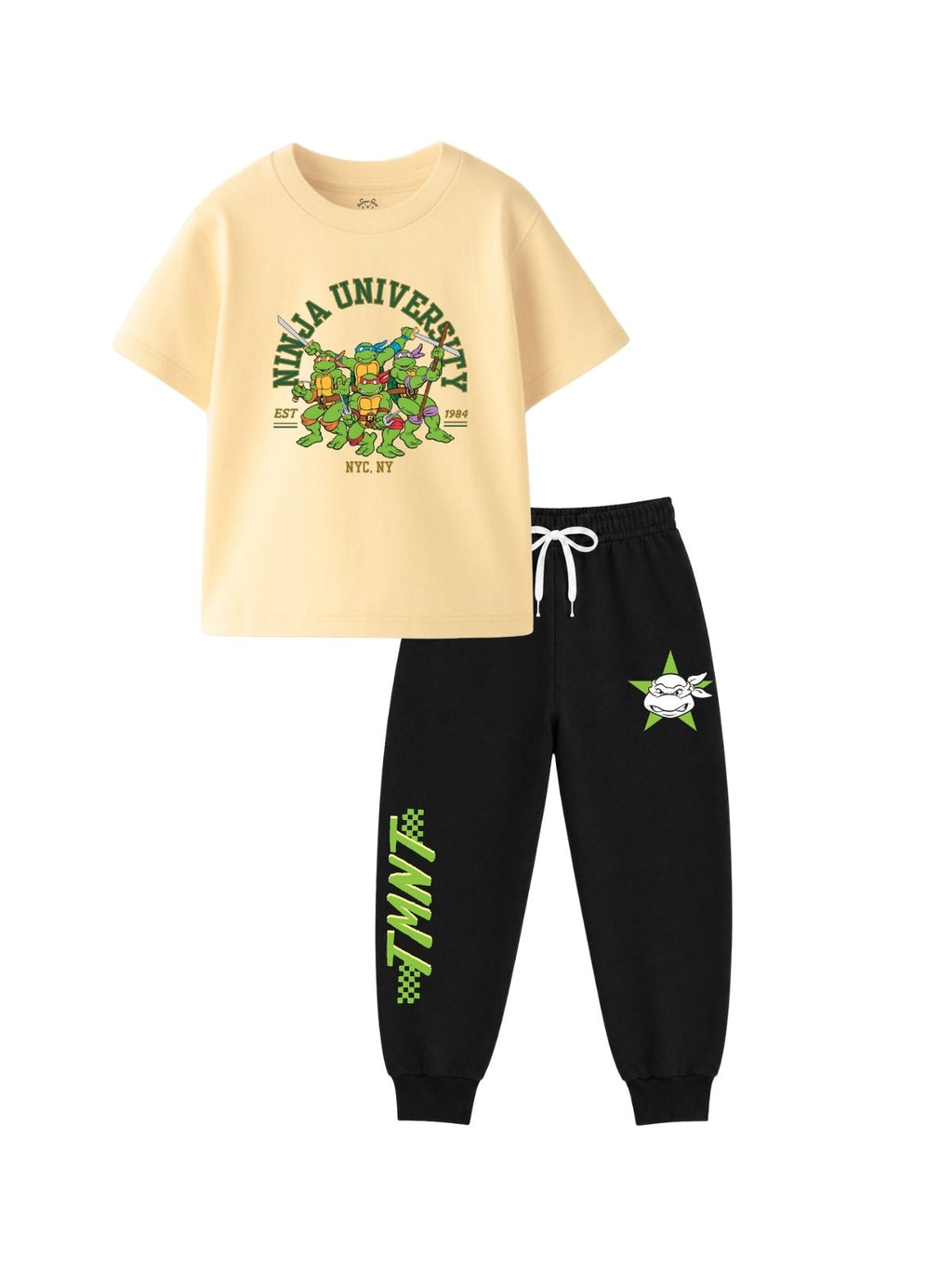 Ninja University Graphic Kids T-Shirt & Jogger Set – Teenage Mutant Ninja Turtles©