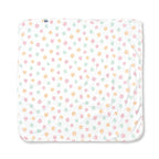 Pink Floral Printed Baby Waffle Hooded Towel