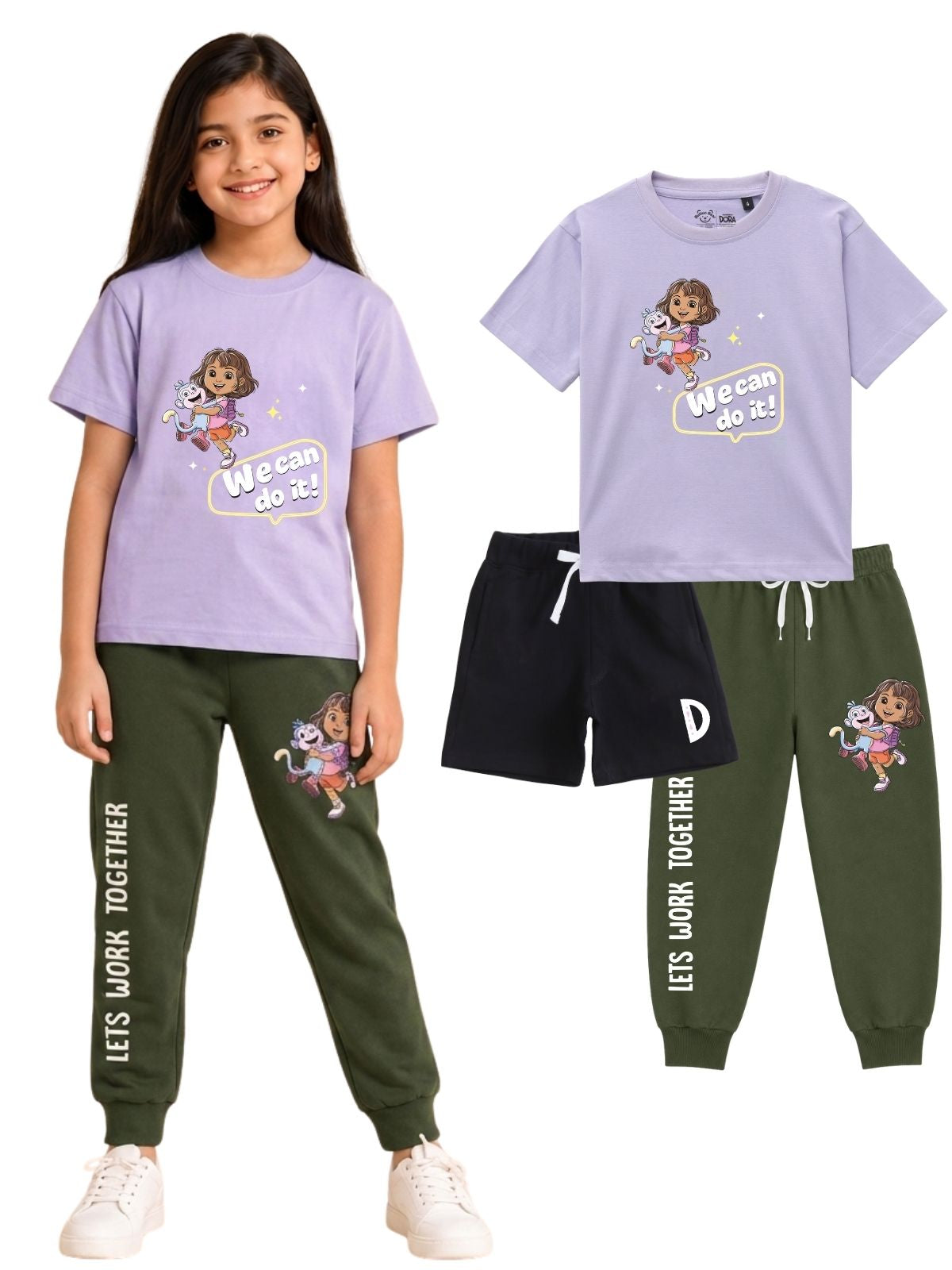 We Can Do It Kids Trio Set – Dora©