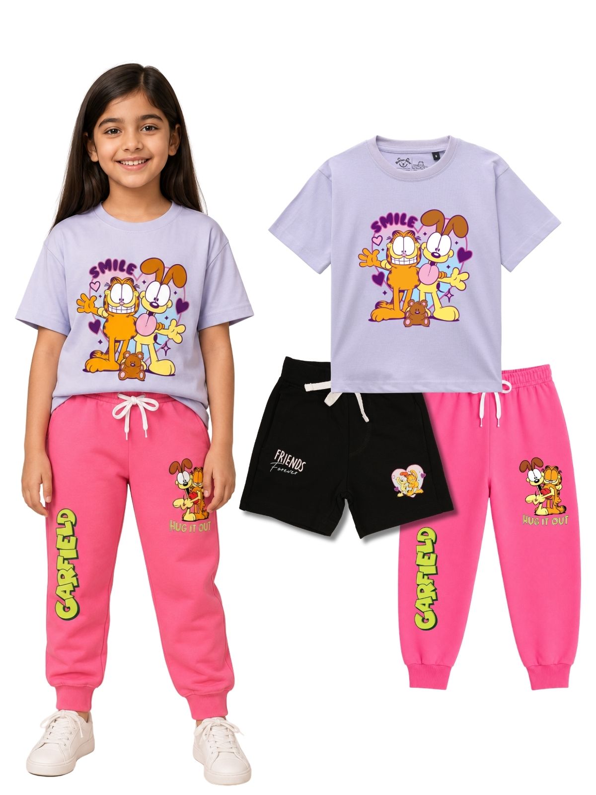 Smile Friends Kids Trio Set – Garfield©