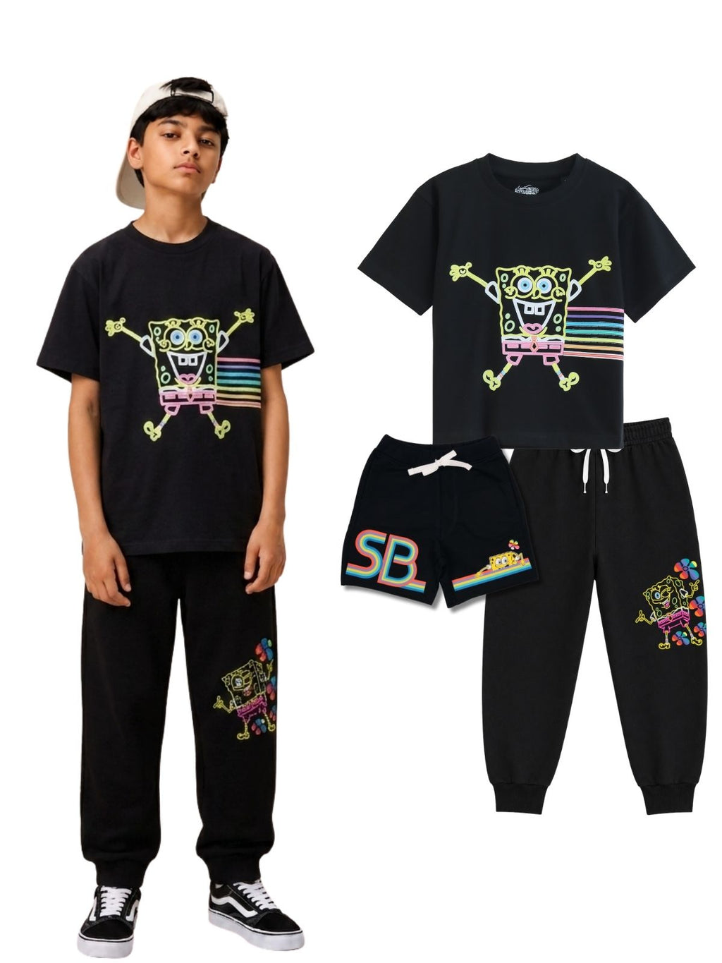 Neon Fun Kids Trio Set – SpongeBob SquarePants©