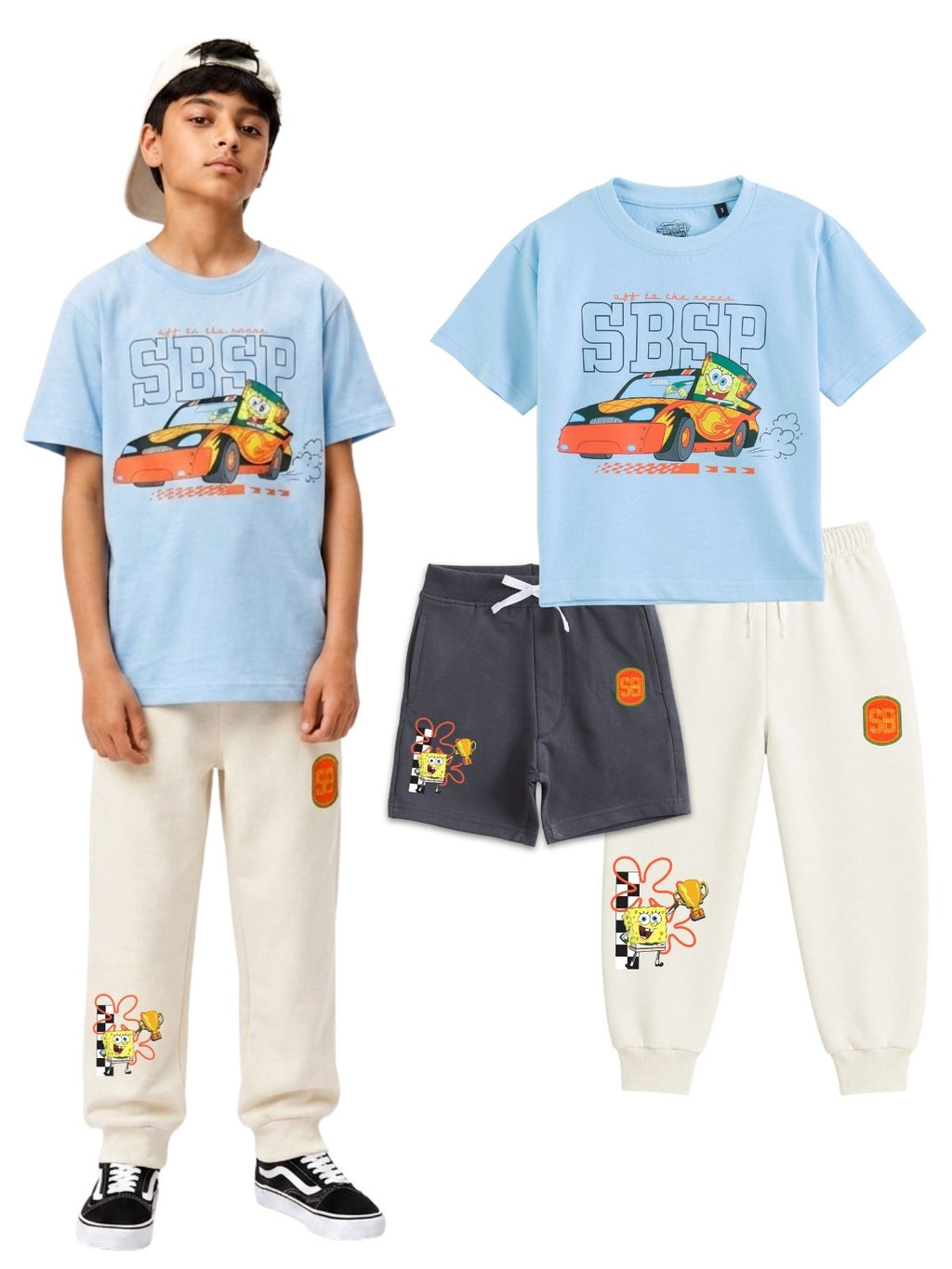 SBRP Racing Kids Trio Set – SpongeBob SquarePants©