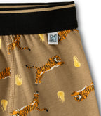 Tiger Print Kids Boys Cotton Trunks