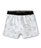 Ocean Sea Life Print Kids Boys Cotton Trunks