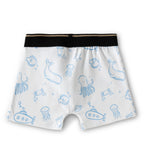Ocean Sea Life Print Kids Boys Cotton Trunks
