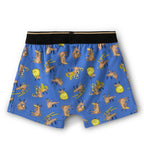 Winter Deer Print Kids Boys Cotton Trunks