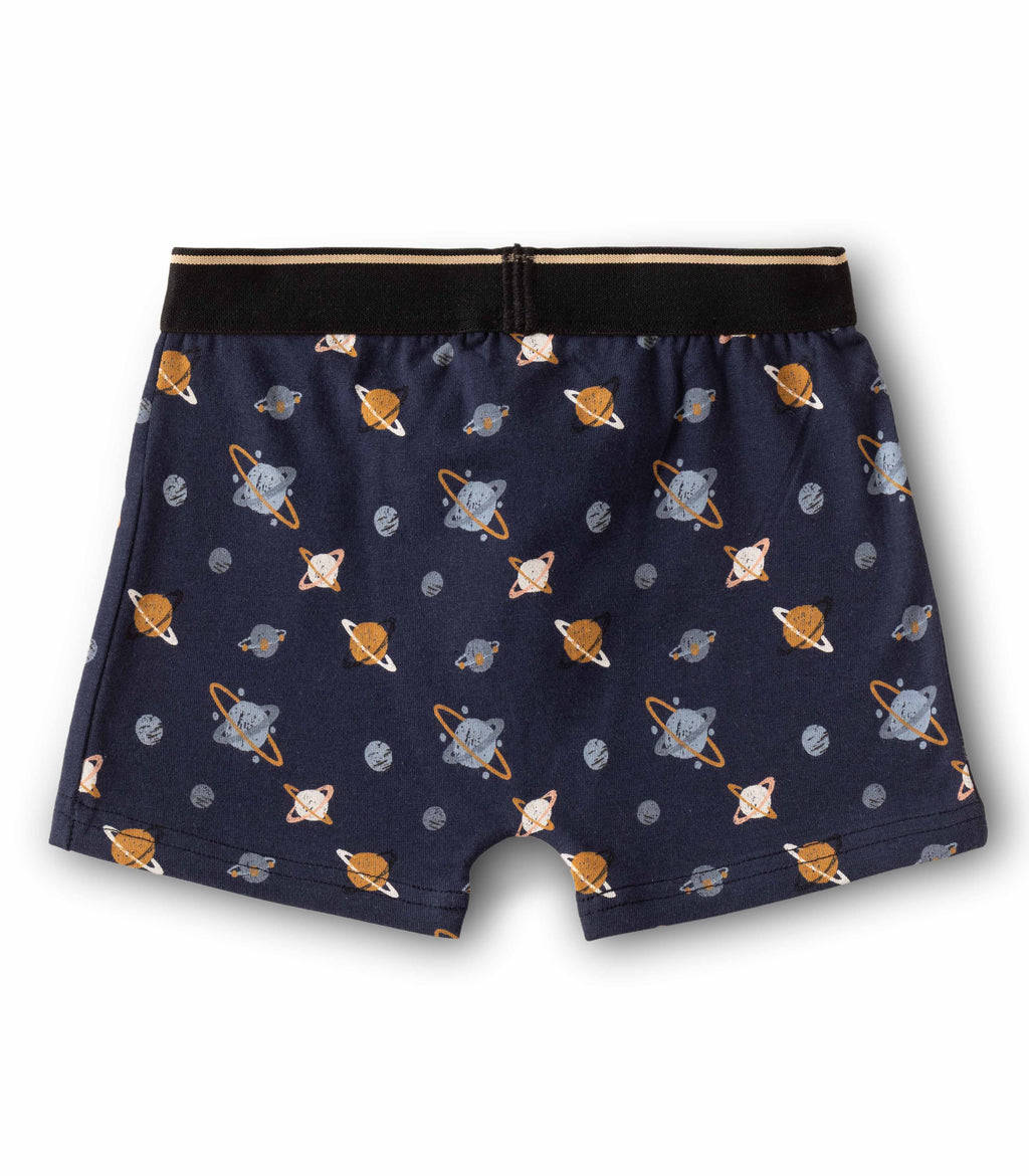Space Planet Print Kids Boys Cotton Trunks