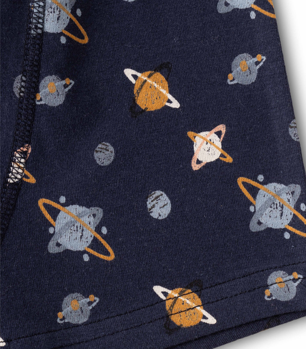 Space Planet Print Kids Boys Cotton Trunks