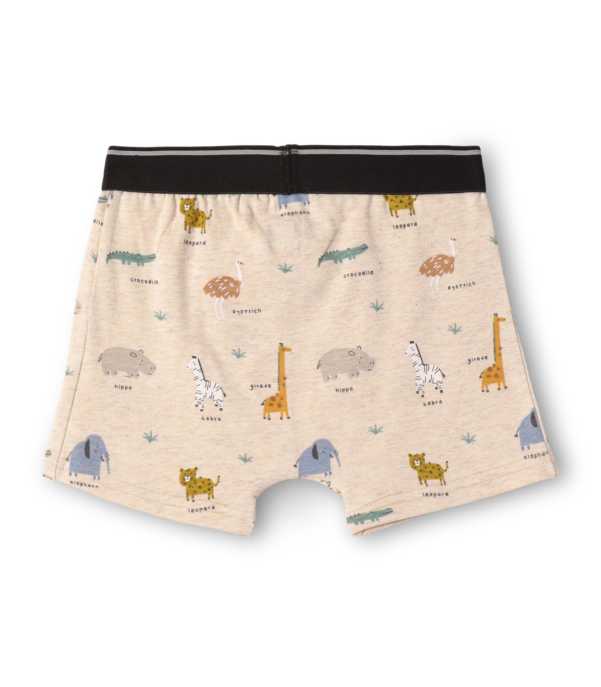 Safari Animal Print Kids Boys Cotton Trunks