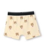 Cute Bear Face Print Kids Boys Cotton Trunks