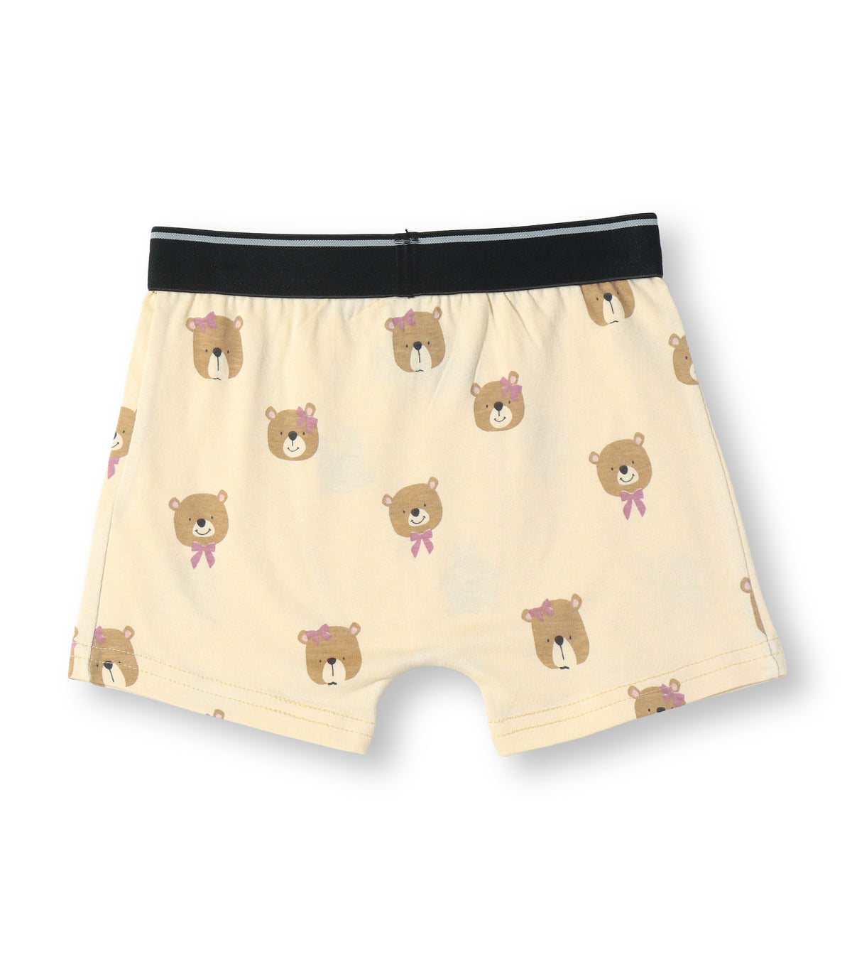 Cute Bear Face Print Kids Boys Cotton Trunks