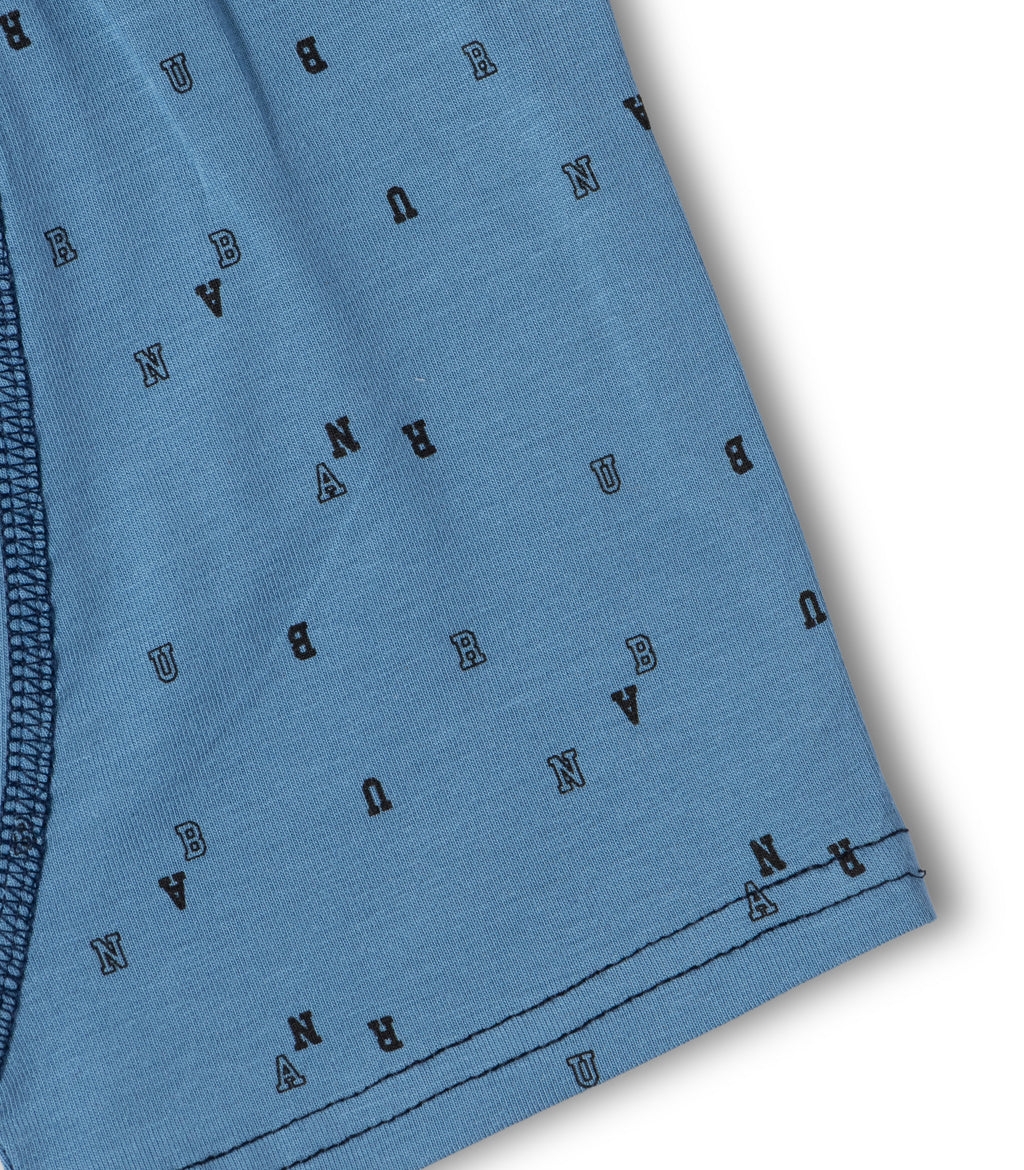 Alphabet Print Kids Boys Cotton Trunks