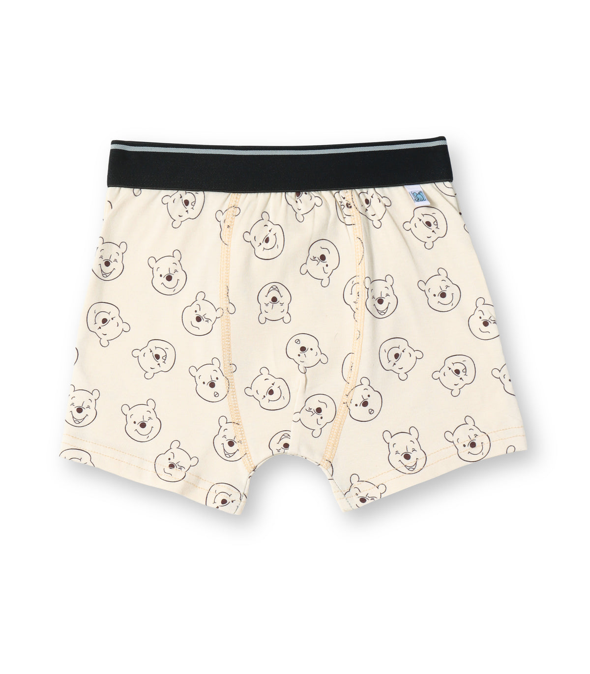 Smiley Bear Face Print Kids Boys Trunks