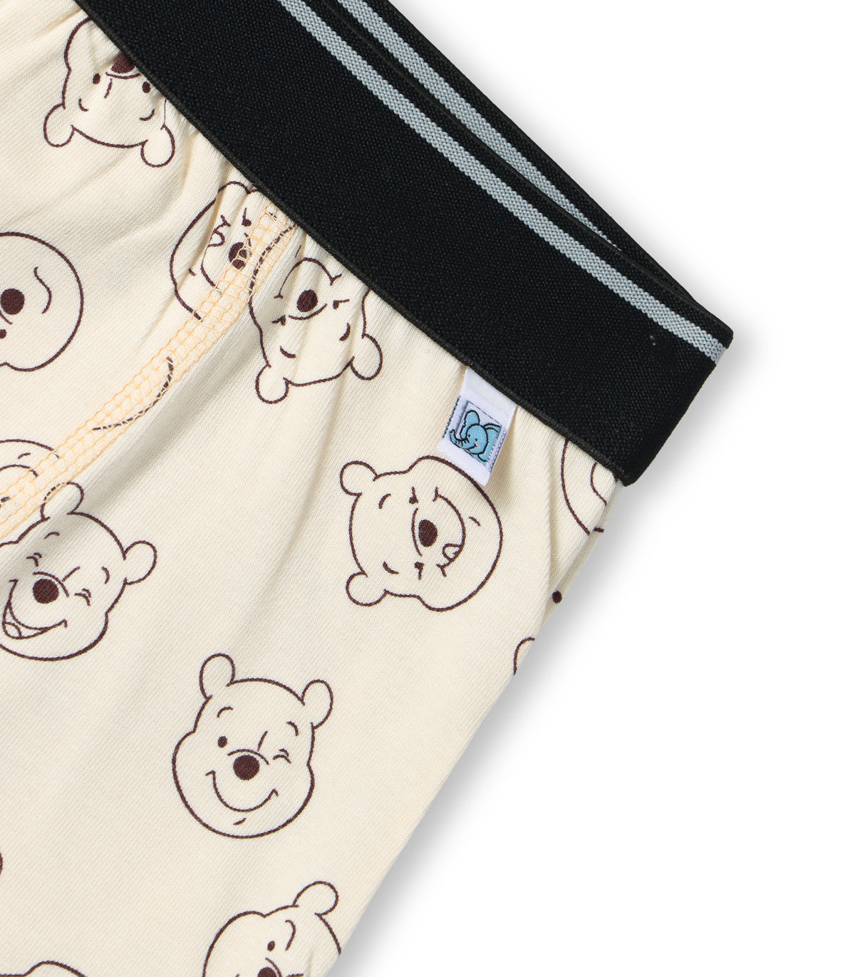 Smiley Bear Face Print Kids Boys Trunks