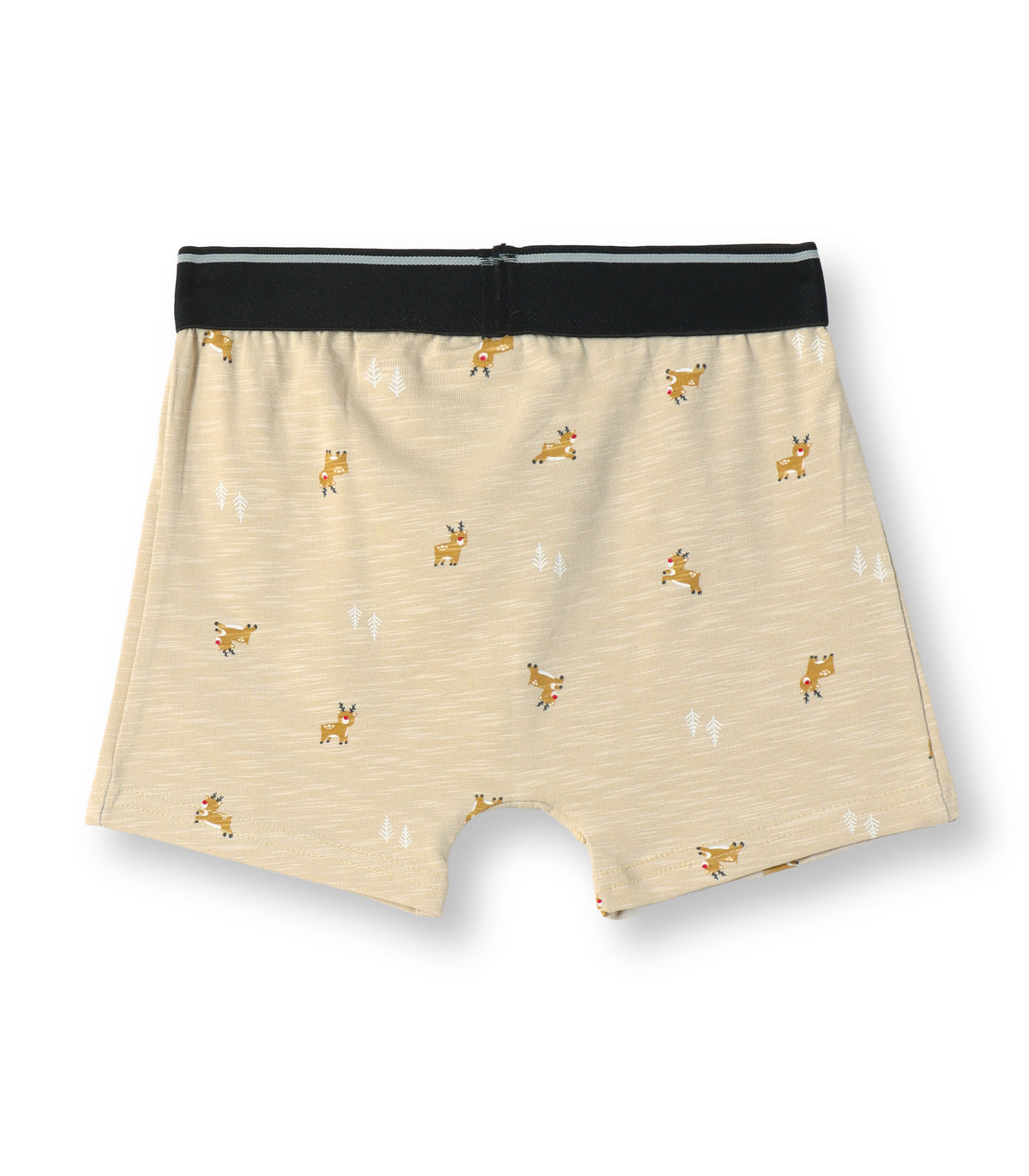 Reindeer Print Kids Boys Cotton Trunks