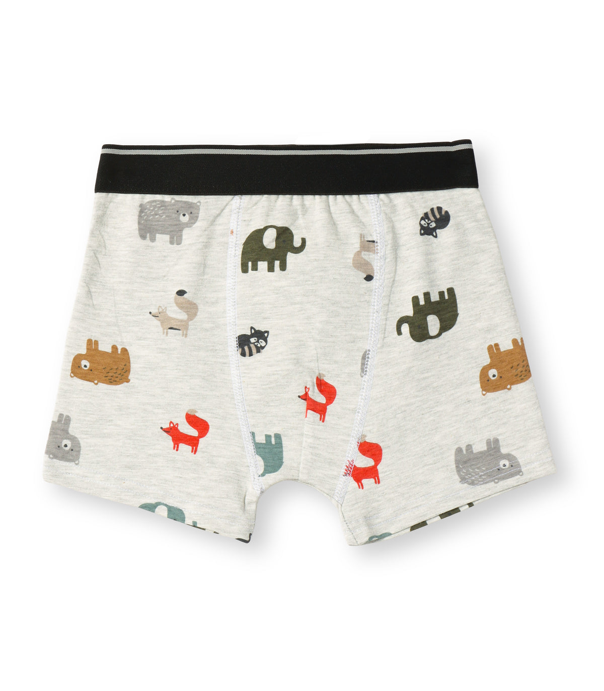 Woodland Animal Print Kids Boys Cotton Trunks