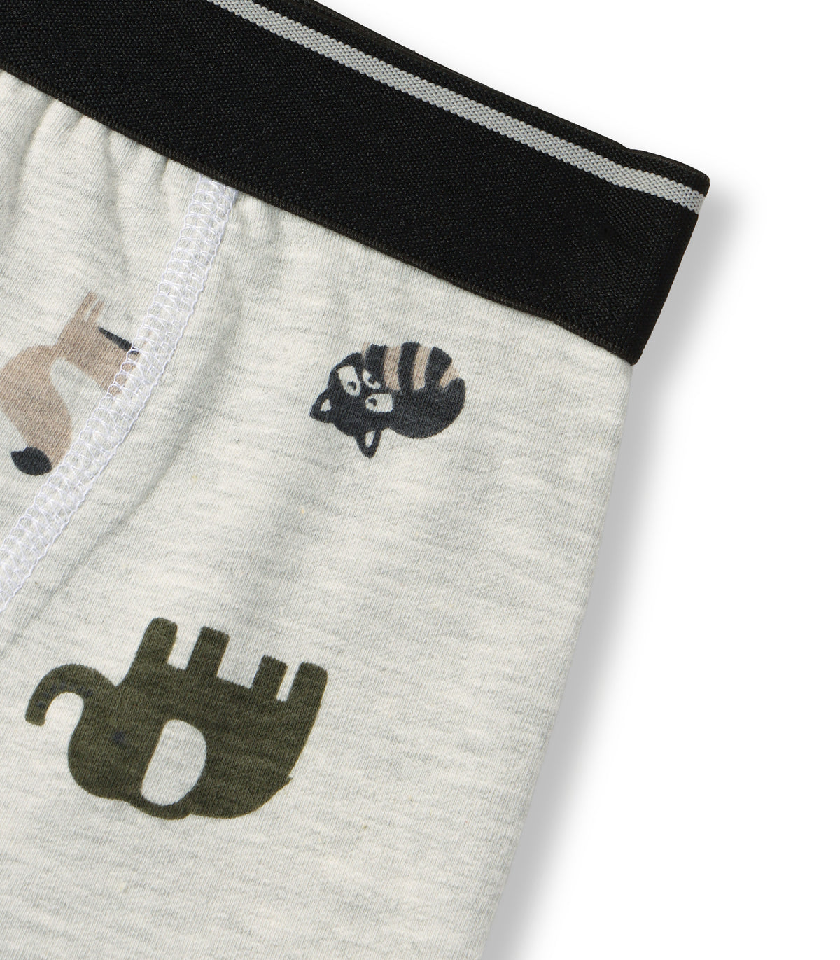 Woodland Animal Print Kids Boys Cotton Trunks