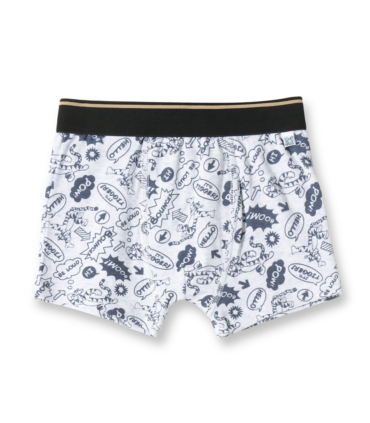 Tiger Comic Print Kids Boys Cotton Trunks
