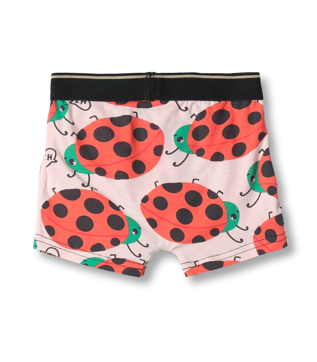 Ladybug Print Kids Boys Cotton Trunks