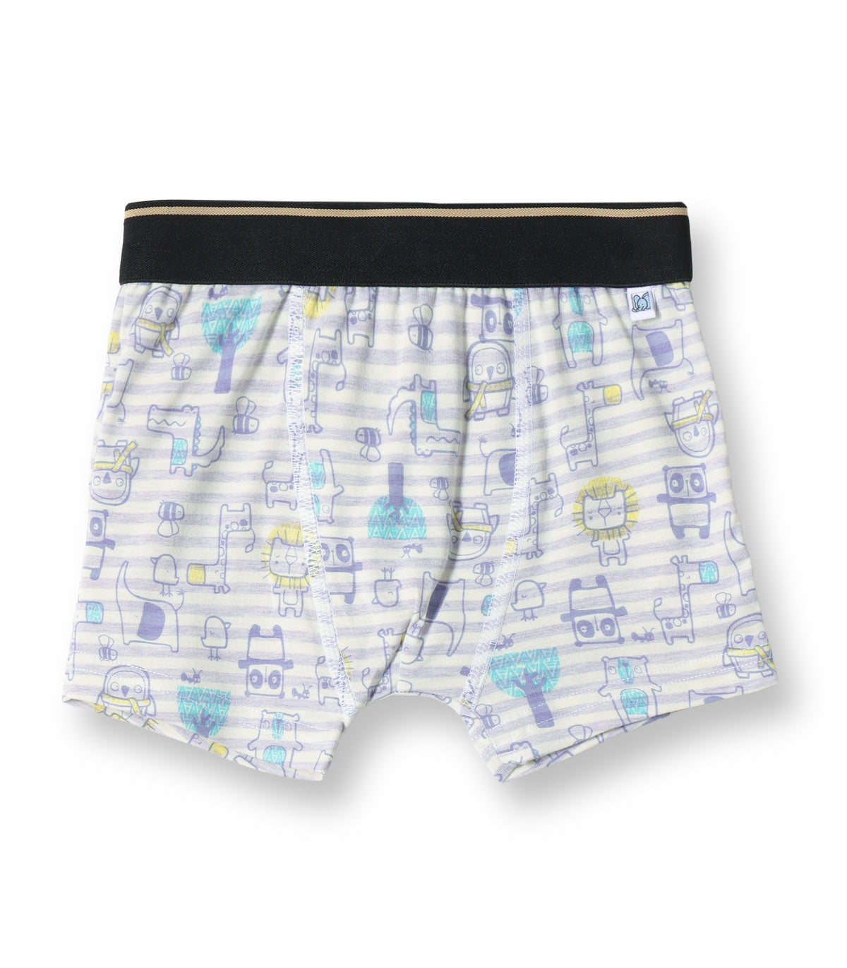 Animal Printed Striped Kids Boys Cotton Trunks