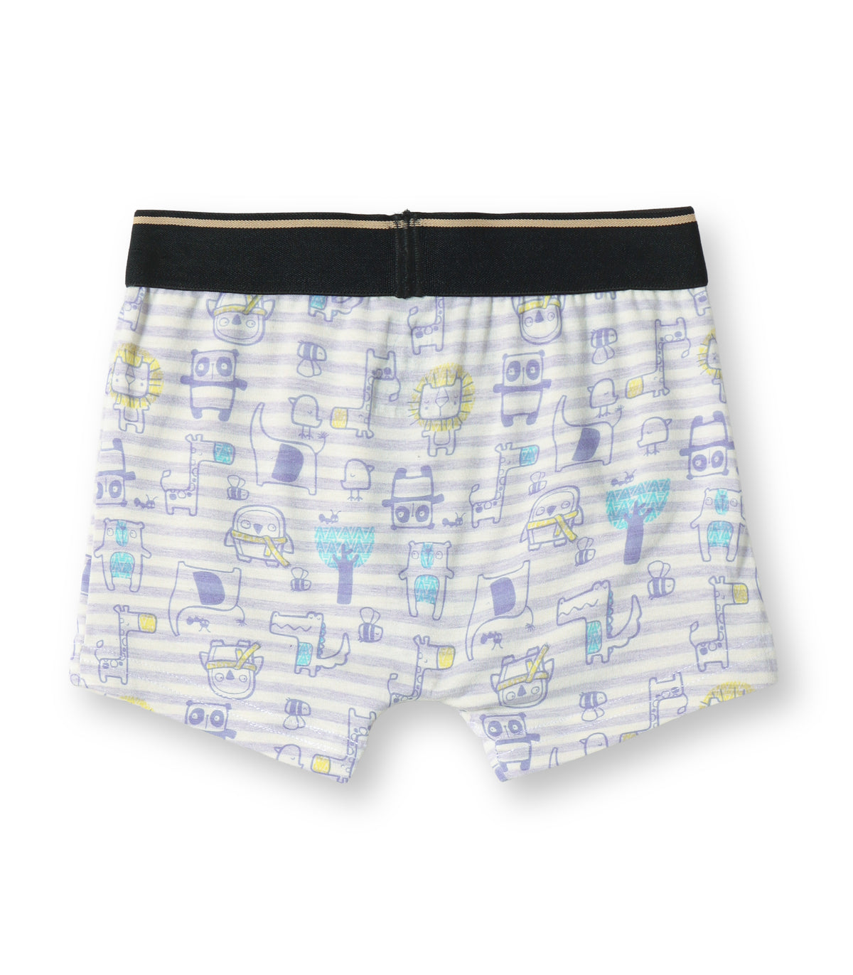 Animal Printed Striped Kids Boys Cotton Trunks
