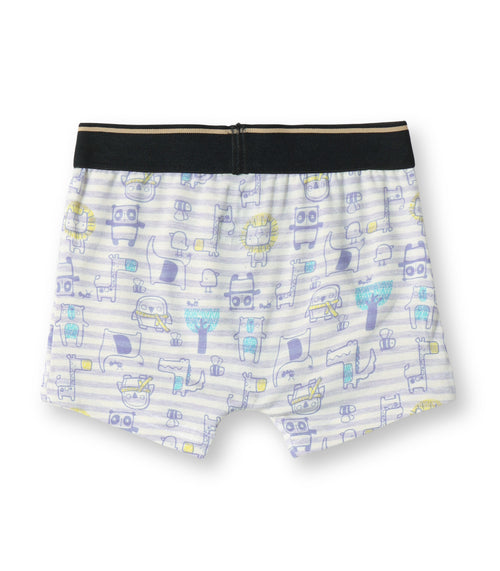 Animal Printed Striped Kids Boys Cotton Trunks