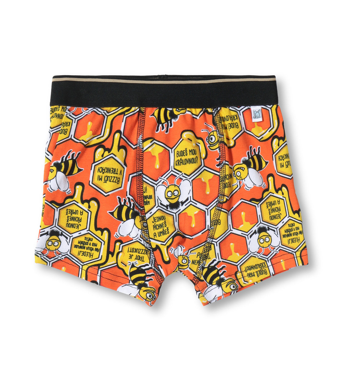 Honey Bee Print Kids Boys Cotton Trunks